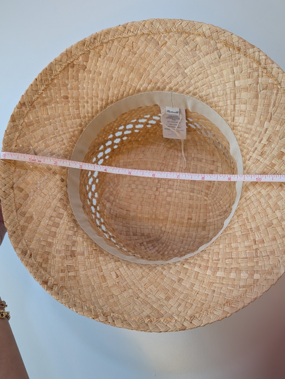 Madewell Everyday Raffia Straw Hat - M/L - Picture 4 of 7
